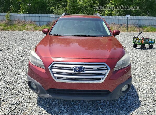4S4BSADC3H3353917 2017 SUBARU OUTBACK Темно-бордовый Вид сзади
