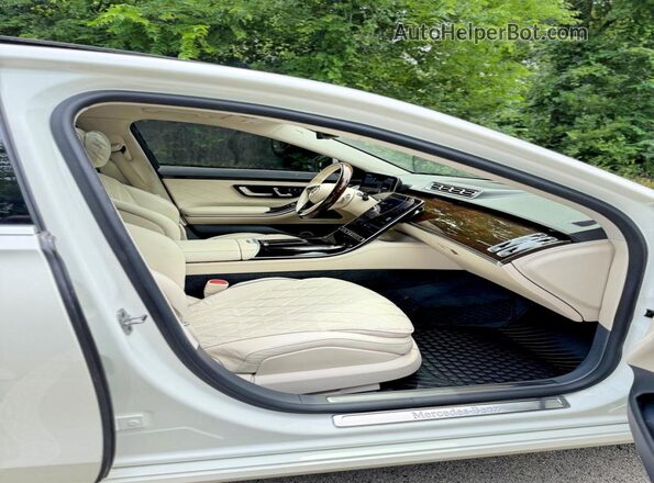 W1K6G7GB6MA045696 2021 MERCEDES-BENZ S Белый Вид сзади