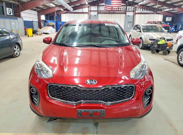 KNDPMCAC1H7157133 2017 KIA SPORTAGE Красный Вид сзади