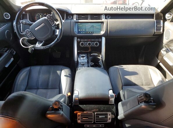 SALGS2FV2HA374051 2017 LAND ROVER RANGE Белый Вид щитка приборов