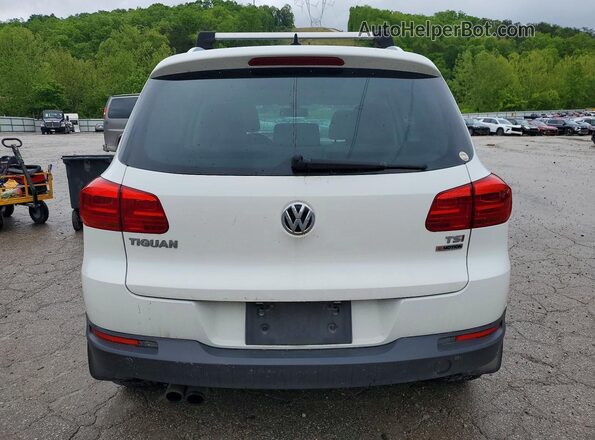 WVGSV7AXXHK020198 2017 VOLKSWAGEN TIGUAN Белый Вид салона спереди