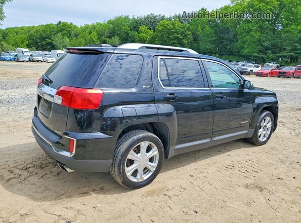 2GKFLUE34G6189205 2016 GMC TERRAIN Черный Передняя правая четверть