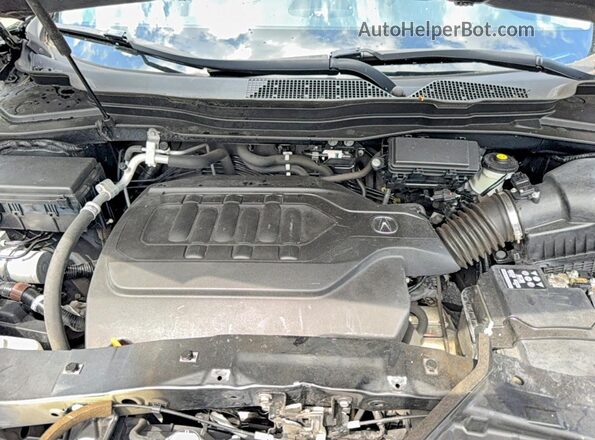 5FRYD4H37HB001073 2017 ACURA MDX Black წინა პანელის ხედი