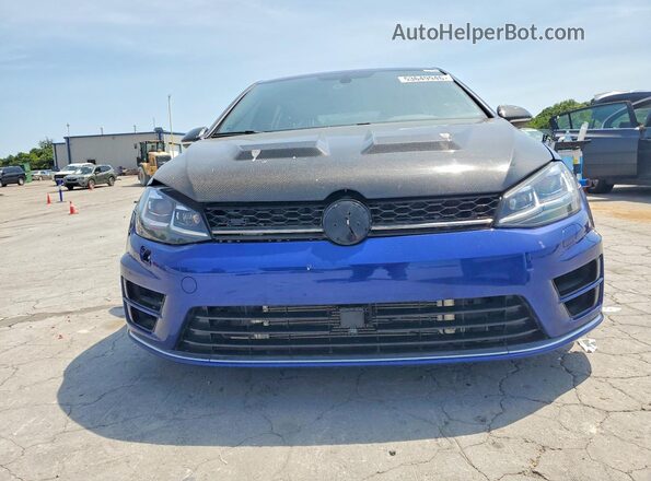 WVWWF7AU0HW171259 2017 VOLKSWAGEN GOLF Синий Вид сзади