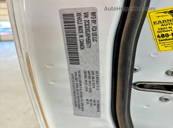 2C3CDXGJ6PH505771 2023 DODGE CHARGER Белый Вид задней части салона