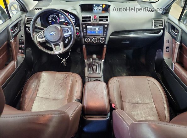 JF2SJGTC5HH417181 2017 SUBARU FORESTER White Widok deski rozdzielczej