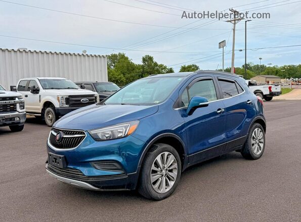 KL4CJESB2KB766934 2019 BUICK ENCORE Синий Задняя правая четверть