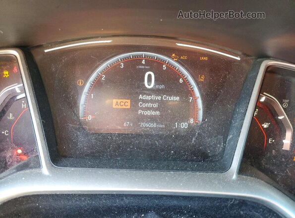 19XFC2F81KE037546 2019 HONDA CIVIC Gray Вид задніх сидінь