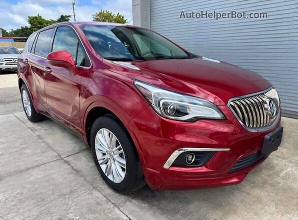 LRBFXASA1HD049406 2017 BUICK ENVISION Красный Вид спереди