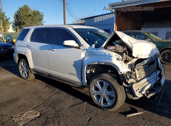 2GKFLSEK7H6352345 2017 GMC TERRAIN Белый Вид спереди