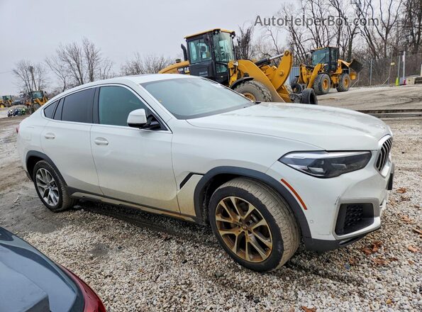 5UXCY4C00L9D49475 2020 BMW X6 Белый Вид спереди