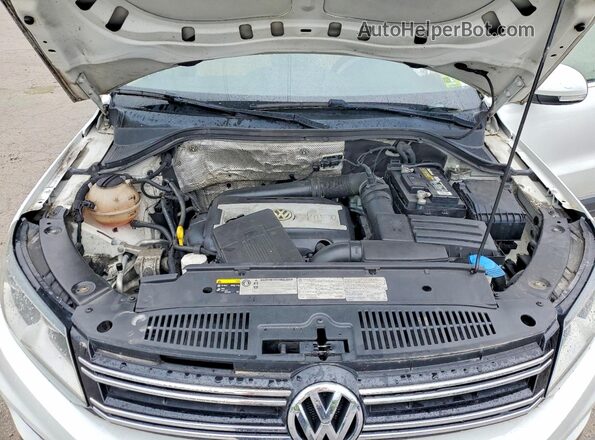 WVGSV7AXXHK020198 2017 VOLKSWAGEN TIGUAN Белый Вид подкапотного пространства