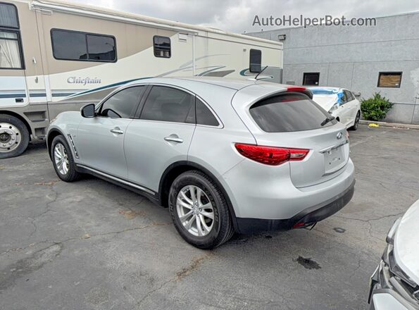 JN8CS1MU1HM141372 2017 INFINITI QX70 Серый Передняя правая четверть