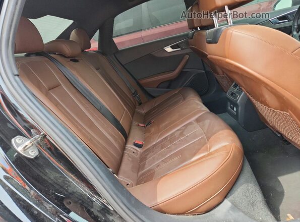 WAUENAF45KN002904 2019 AUDI A4 Black Widok wnętrza z tyłu