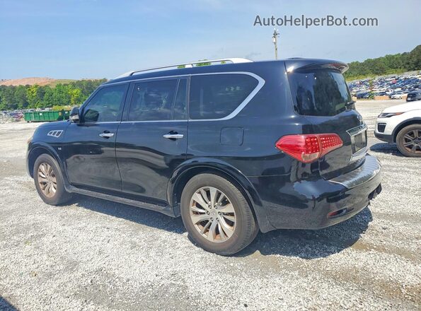 JN8AZ2NF7G9613570 2016 INFINITI QX80 Черный Задняя правая четверть