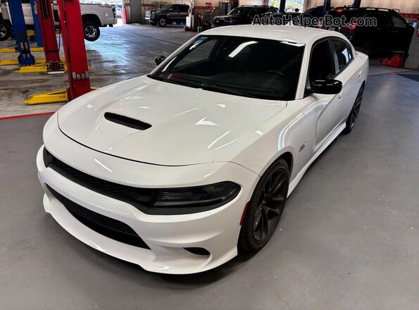2C3CDXGJ6PH505771 2023 DODGE CHARGER Белый Задняя правая четверть