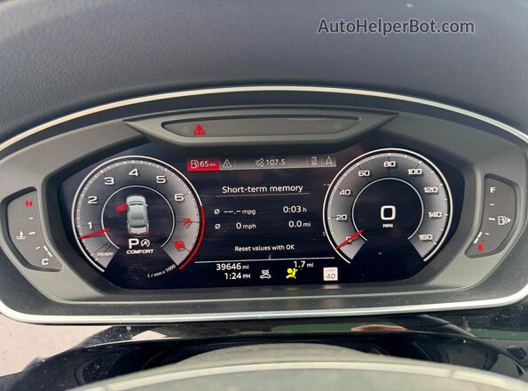 WAU8DAF85KN012304 2019 AUDI A8 Черный Вид щитка приборов