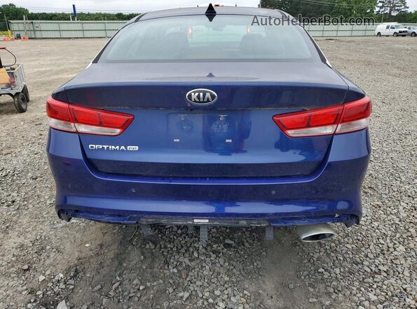 5XXGT4L31JG219987 2018 KIA OPTIMA Синий Вид салона спереди