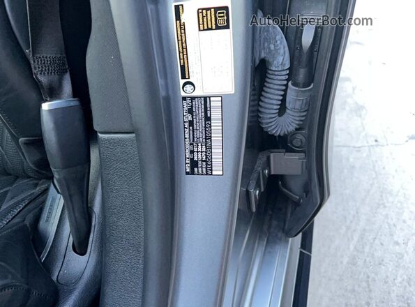 W1K6G6DB1NA105593 2022 MERCEDES-BENZ S Gray Widok wnętrza z tyłu