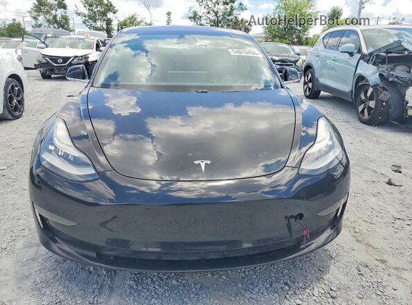 5YJ3E1EA6KF314231 2019 TESLA MODEL Black Вид ззаду