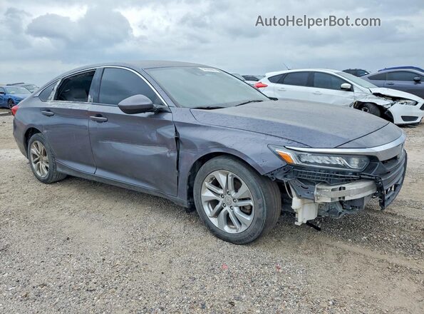1HGCV1F10KA161564 2019 HONDA ACCORD Gray Widok z przodu