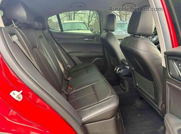 ZASPAKAN8M7D07888 2021 ALFA ROMEO STELVIO Red Вид ззаду