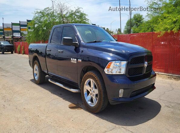 1C6RR6FT5HS866348 2017 RAM 1500 Синий Задняя левая четверть