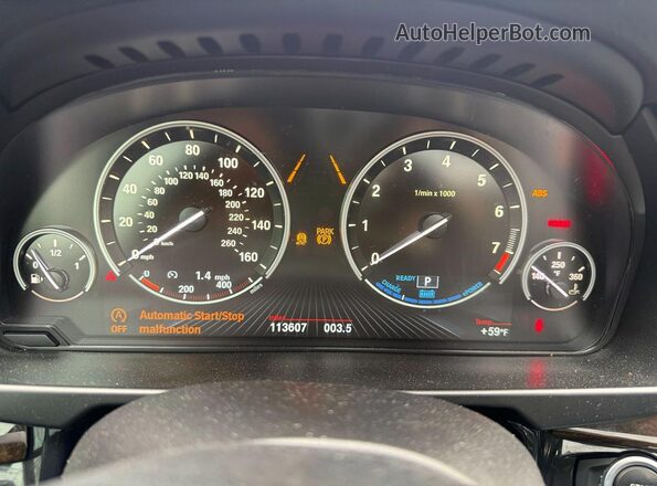 5UXKT0C30H0V97117 2017 BMW X5 Серый Вид панели приборов