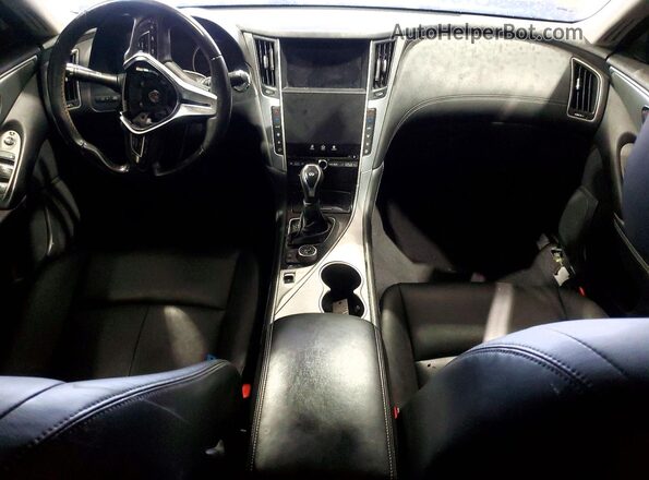 JN1EV7AR5LM254252 2020 INFINITI Q50 Черный Вид щитка приборов