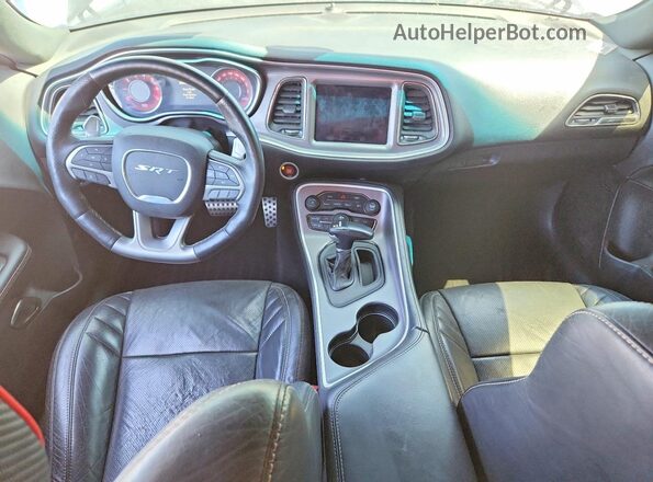 2C3CDZBT5JH205019 2018 DODGE CHALLENGER Blue Vista del salpicadero