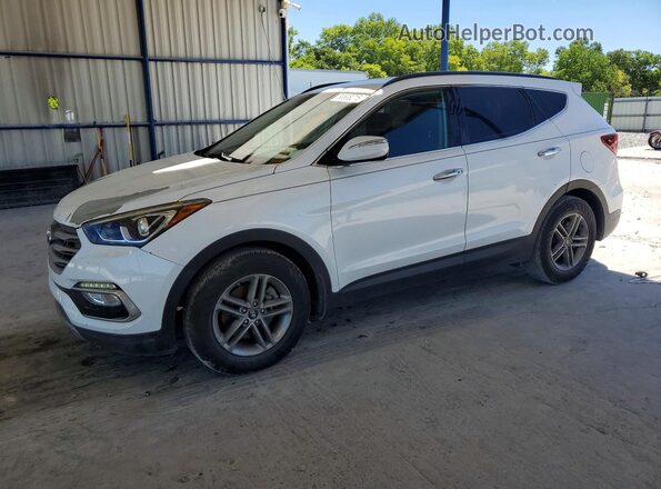 5NMZU3LB3JH078624 2018 HYUNDAI SANTA Белый Задняя левая четверть