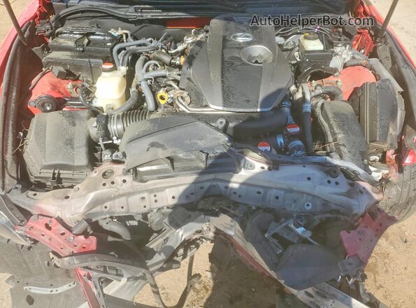 JTHBA1D23G5006183 2016 LEXUS IS Красный Вид подкапотного пространства