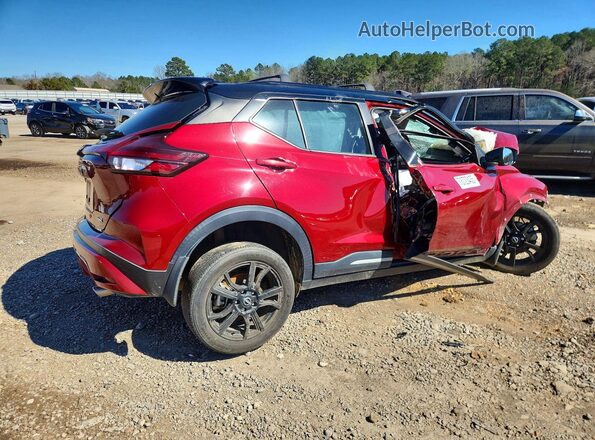 3N1CP5DV5NL475538 2022 NISSAN KICKS Красный Передняя правая четверть