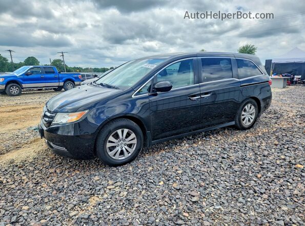 5FNRL5H60HB012148 2017 HONDA ODYSSEY Black Vista tres cuartos delantera izquierda