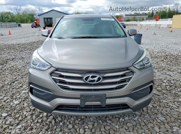 5XYZTDLB1JG513286 2018 HYUNDAI SANTA Серый Вид сзади
