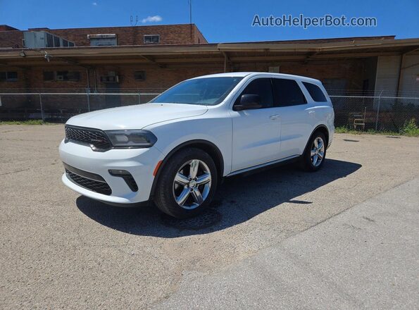 1C4SDJFTXRC241421 2024 DODGE DURANGO Белый Задняя правая четверть