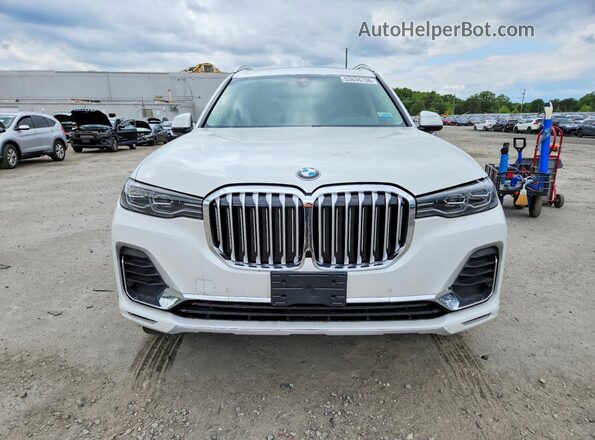 5UXCW2C57KL089743 2019 BMW X7 White Widok z tyłu