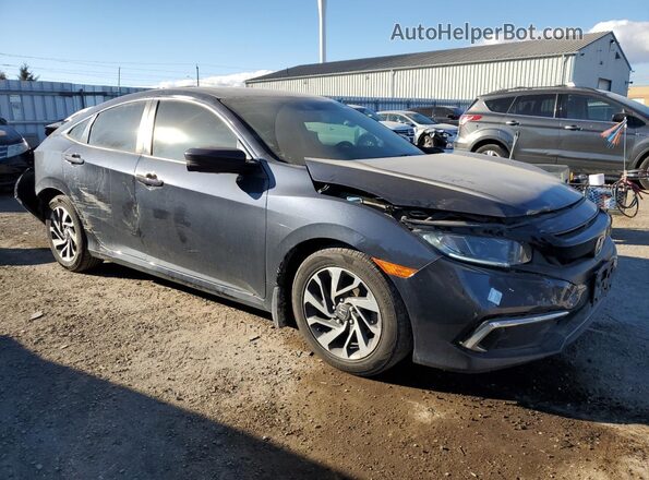 2HGFC2F78KH031871 2019 HONDA CIVIC Черный Передняя правая четверть