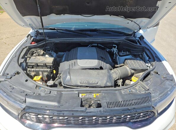 1C4SDJFTXRC241421 2024 DODGE DURANGO Белый Вид панели приборов