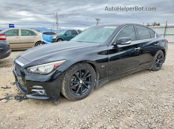 JN1EV7ARXHM837861 2017 INFINITI Q50 Черный Передняя левая четверть