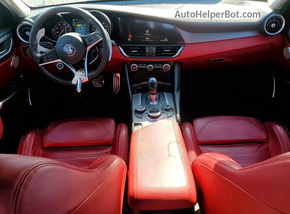 ZARFAEEN9H7560780 2017 ALFA ROMEO GIULIA Белый Вид щитка приборов