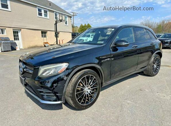 WDC0G6EB4HF197895 2017 MERCEDES-BENZ GLC-CLASS Black წინა მარცხენა ხედი სამი მეოთხედიდან