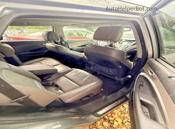KM8SR4HF2HU185683 2017 HYUNDAI SANTA Gray წინა სალონის ხედი