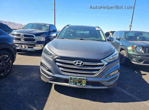 KM8J3CA23JU753508 2018 HYUNDAI TUCSON Серый Панорамный вид салона 360°