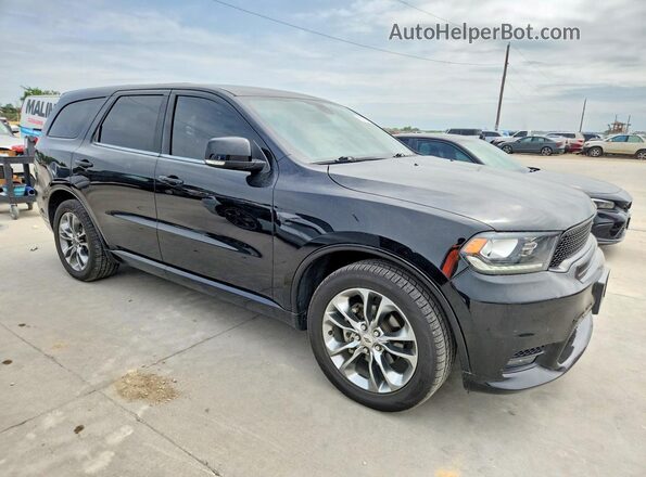 1C4RDHDG7KC824466 2019 DODGE DURANGO Black Widok z przodu