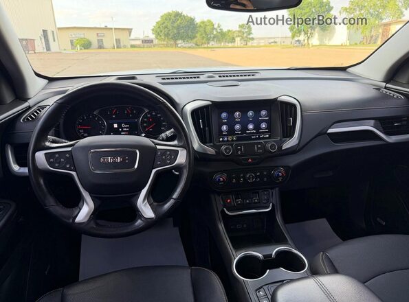 3GKALVEV8ML374561 2021 GMC TERRAIN White Widok tylnych siedzeń