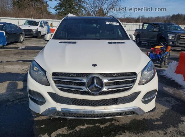 4JGDA5HB2JB151084 2018 MERCEDES-BENZ GLE White Widok z tyłu