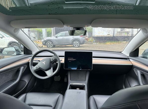 5YJ3E1EA9MF017683 2021 TESLA MODEL 3 Черный Вид задних сидений
