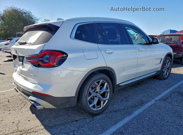 5UX53DP05R9V35147 2024 BMW X3 White Przód prawy