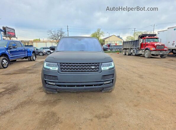 SALGS3EF1GA274604 2016 LAND ROVER RANGE Black Вид підкапотного простору